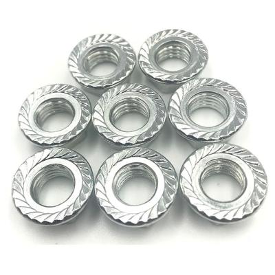 China Q235 Heavy Industry Steel High Quality Galvanized Flange Nuts for sale