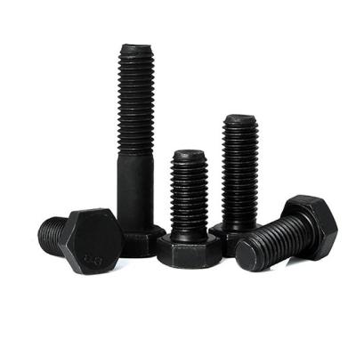 China Factory Hot Selling High Strength Grade 8.8 Black Oxide Hex Bolt Steel for sale