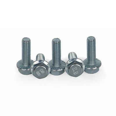 China Manufacturers Supply Stainless Steel Galvanized Non Slip Hex Flange Bolts With Teeth for sale