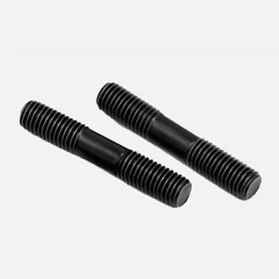 China General Industry High Strength Stud Bolts Extinguished Black Grade 8.8 Double Thread Stud Bolts for sale