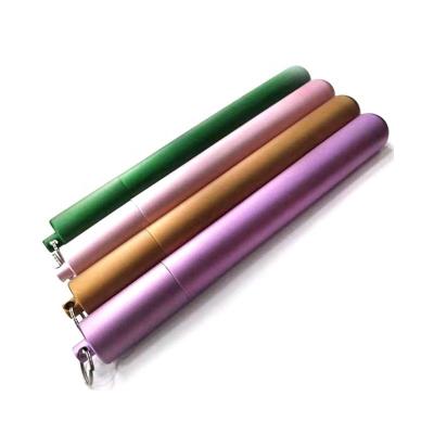 China OEM CNC Aluminum Spinning Straw Aluminum Sleeve Straw Wood Container Custom Machining Service for sale