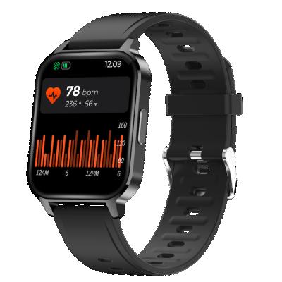 China Q18 Touch Screen Aluminum Alloy Screen 24 Sports Modes Monitoring Heart Rate Blood Saturation Waterproof Premium Fitness Tracker Time for sale