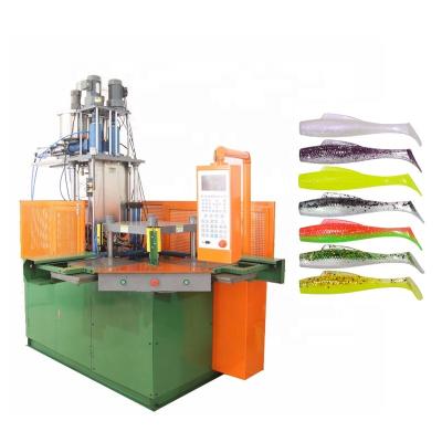 China Factory Price Vertical Simulation TPR PVC Fishworm Earthworm Soft Plastic Fish Lure Making Injection Molding Machine Price for sale