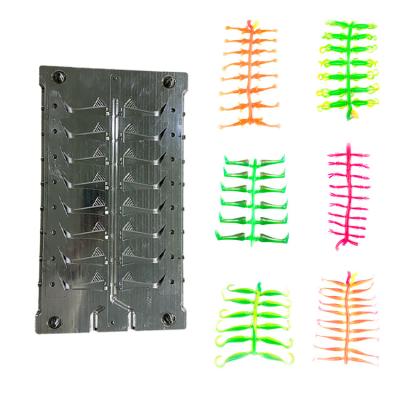 China Soft PVC Silicone Plastic Lure Fishing Set Artificial Pesca Sinuelos Silicon Bait Molds Molds for sale