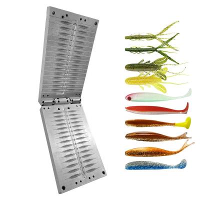 China Fishing 2021 new high quality soft bait molds can be customized for each fish soft bait mold for sale