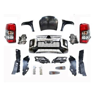 China ABS Auto Parts Upgrading To Body Kit Bumper Kit Front Bumper 2020 Facelift For Triton L200 2020 for sale