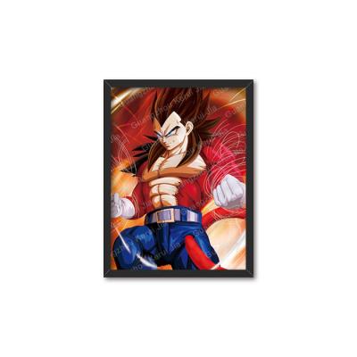 China Wholesale And Custom Japan Dragon Ball Anime 3d Lenticular Poster Frame For Promotion Gift for sale