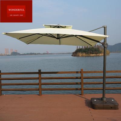 Cina Parasole da spiaggia in tessuto di poliestere per mobili da esterno per patio in stile design contemporaneo in vendita