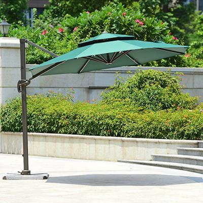 China Um guarda-chuva de jardim exterior com estilo moderno e sistema de rotação de 360 graus à venda