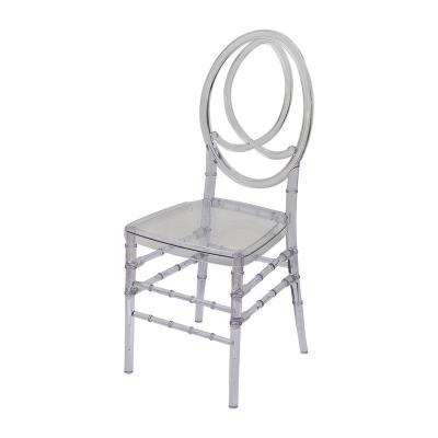 China Transparent Gold Phoenix Chair Hotel Furniture Banquet Dining Event Chair Waterproof for sale