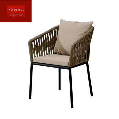 China Comfortable High End Hotel Dining Chairs European Design Style with Modern Rattan for sale