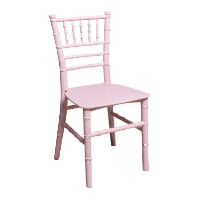 China Plastic Kids Tiffany Chiavari Chairs for Children Party One Piece Structure from Machine for sale