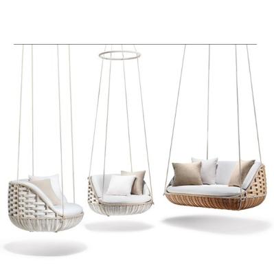 China Indoor Outdoor Patio Hanging Hammock Single Seat Swing Chair for Garden Furniture Sale for sale