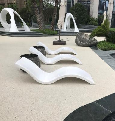 Cina Sedile da spiaggia per lettini esterni Moderno design in fibra di vetro per giardino e piscina in vendita