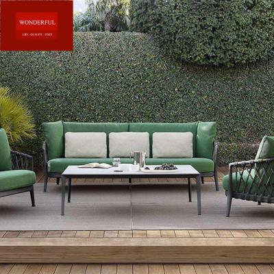 China Moderne design zwembad Tuinbank Buitenmeubelen Luxe Buitenbank Bamboes Gevouwen NO Te koop