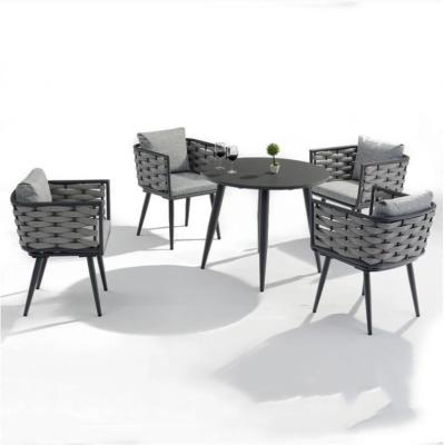 Cina Best Hotel Dining Set Cornice in alluminio con finitura rivestita in polvere e NO Set giardino piegato in vendita