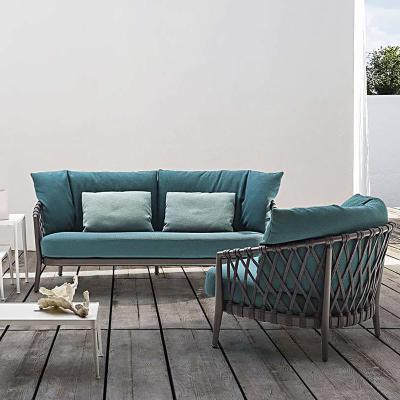 China Outdoor Furniture Modern Aluminum Garden Set with Exterior Sofa for sale