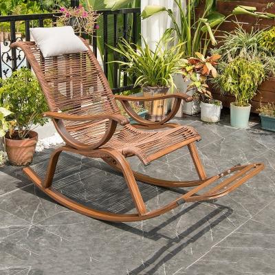 China Modern Style Comfortable Outdoor Chaise Lounge Chair for Leisure Rattan Wicker Lazy Sofa for sale