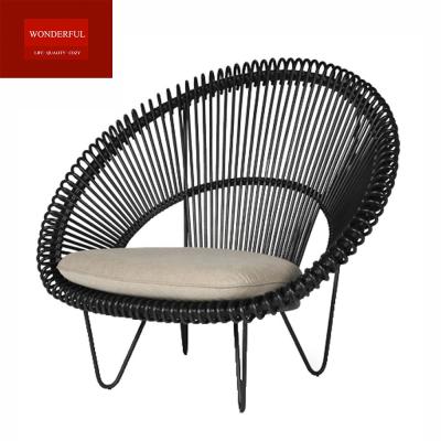 China Custom Modern Style Design Outdoor Rattan Patio Wicker Eiersessel für Hotelkunden zu verkaufen