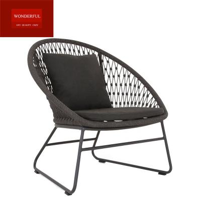 China Upgrade Your Hotel Bar Seating with Durable Rattan Outdoor Chair and Rope Stools for sale