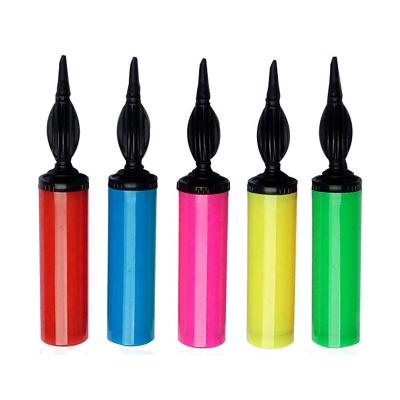 China Professional Green PVC Double Balloon Pump Inflator Machine Professional Green Manual Balloon Pump For Balloon for sale