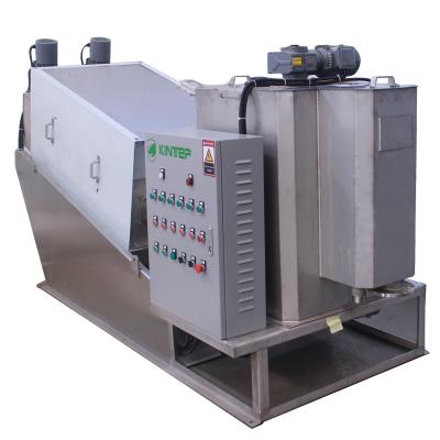 China Easy Maintenance Filtration KTDL251 Volute Screw Press Dehydrator For Gasoline Sludge Chemical Treatment for sale