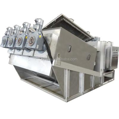 China Filtration screw press dewatered sludge sludge screw press machine sludge dewatering dehydrator for sewage treatment for sale