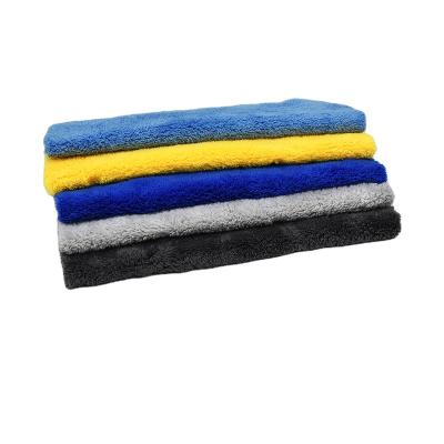 China QUICK DRY Long Pile Microfiber Fabric Swirl Absorbent Scratch Free Detailing Towel for sale