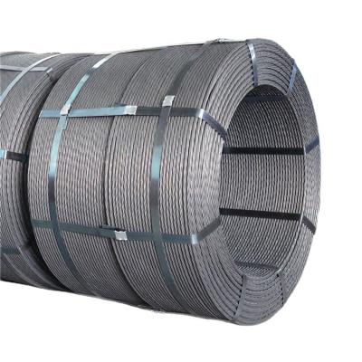 China Construction Prestressed Metal Strand 12.7mm 15.24mm Base Relaxation 7 PC Wire Concrete Steel Wire for sale