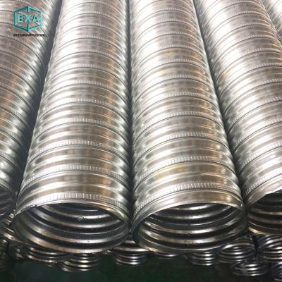 China Contemporary Corrugated Tube Perforated Corrugated Pipe Galvanized Corrugated Steel for sale