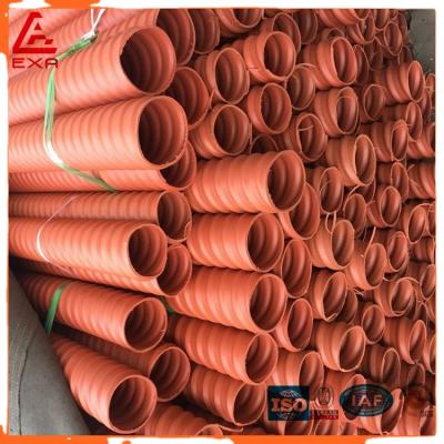 China Corrosion Resistant Flat Conduits Post Post Tension HDPE Prestressed Concrete Corrugated Pipe for sale