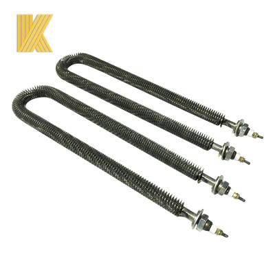 China Shops I U W Type Building Material Stainless Steel Finned Tubular Air Heating Elements Industrial Electric Heater for sale