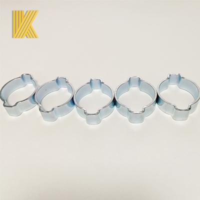 China Auto Trade Insurance 2 Ears Hydraulic Pipe Clamp Galvanized Steel Double Ear Pipe Clamp for sale