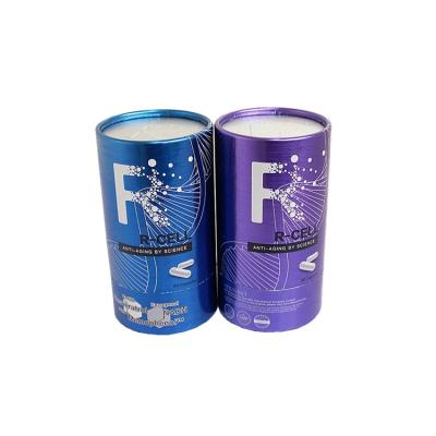 China Biodegradable Customized Paper Tube Box Packaging, Cosmetic Jar Cardboard Tube, Cosmetic Paper Tube for sale