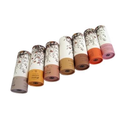 China 100% Customized Handmade Cosmetic Cardboard Container Packaging Printing Cylinder For Cosmetic Paper Tube Packaging for sale