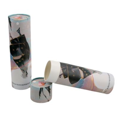 China Low MOQ handmade factory custom badminton box packaging paper gite paper tube cylinder for sale