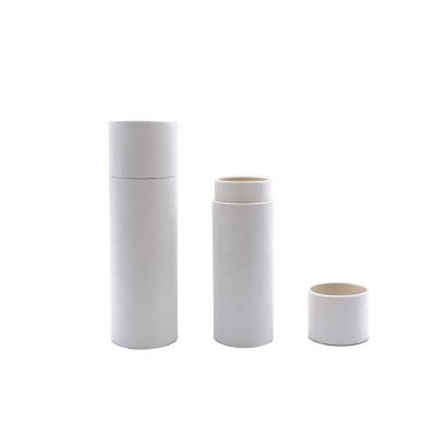 China Custom Biodegradable Plant Kraft Cardboard Lift Up Tube Paper Container For Lip Balm/Air Freshener/Cosmetics Packaging for sale