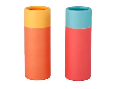 China OEM Biodegradable Eco Recycled Custom Biodegradable Cardboard Lift Up Paper Tube For Lip Balm / Air Freshener Packaging for sale