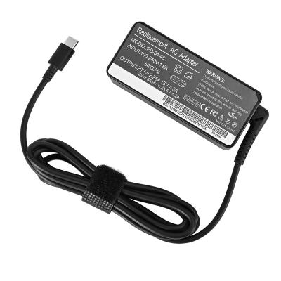 China Desktop Laptop For Len ovo Type-c PD Adapter 45W PD Charger Output 5V3A 9V3A 12V3A 15V3A 20V2.25A for sale