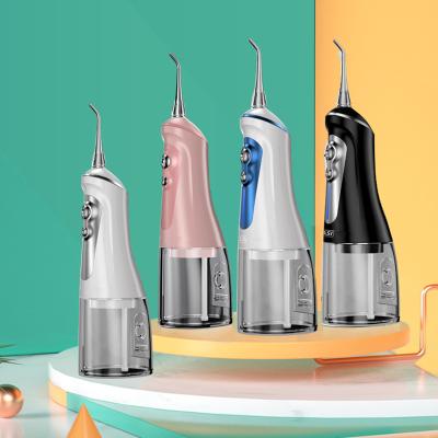 China Car Water Flosser Wireless Water Flosser Portable Oral Care Irrigator Dental Flosser With Massage Function Long Time Water Toothpick for sale