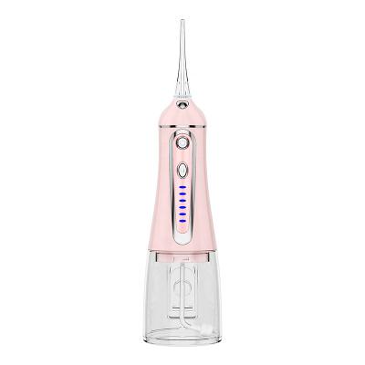 China ABS+PC 320ml High Capacity USB Irrigator Portable Rechargeable Oral Dental Water Flosser Jet Waterproof 6Modes for sale