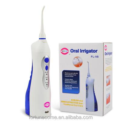 China RV YASI Wireless Dental Flosser Oral Hygiene Products with Three Operation Modes Blue and Pink Color for sale