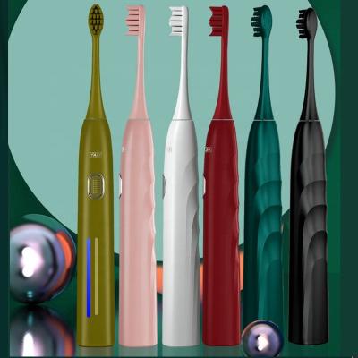 China Teeth Cleaning YASI Metal Body Toothbrushes Dental Radio Sonic Electric Toothbrush Rechargeable Ultrasonic Travel for sale