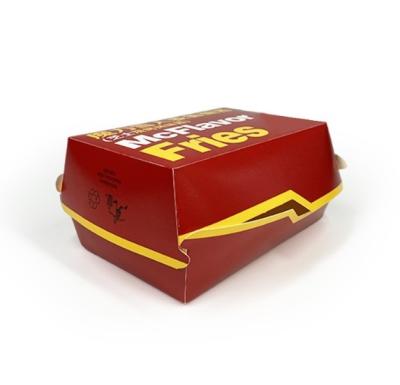 China Boat Shape Recyclable Custom Printing Paper Fast Food Snack Take Out Box for sale