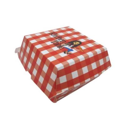 China Wholesale Recyclable Disposable Takeout Burger Box Manufacturers Can Be Customized Burger Chicken Packing Box for sale