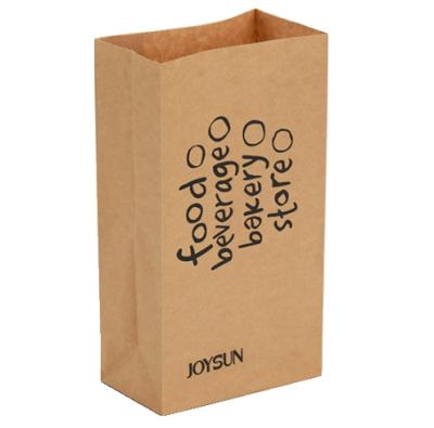 China Recycled Materials From Fast Food Take Away Packaging Kraft Paper Bag Eco Friendly Shopping Bags for sale