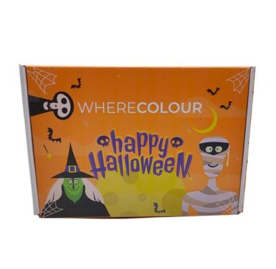 China Recycled Materials Hallowmas All Saints Day Gift Packaging Corrugated Cartons Shipping Box for sale