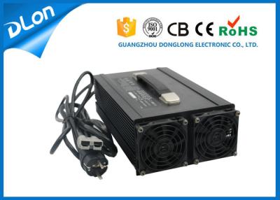 China caso de aluminio al por mayor 12v de la fábrica al cargador de 144v 288v 2000W para las baterías de litio 4s a 84s con dos fans eléctricas en venta