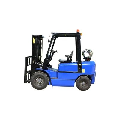 China Building Material Stores China Factory Wholesale 4 Ton 2.5 Ton Dual Fuel Gasoline/LPG Forklift Truck With Air Conditioner for sale