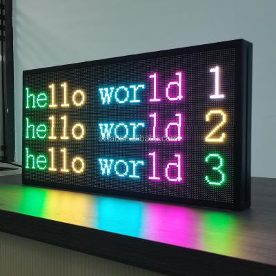 China Small Cheap Indoor Full Color Programmable LED Display LED Sign Image Video And Texts Rolling Carousel Indoor Display Board for sale